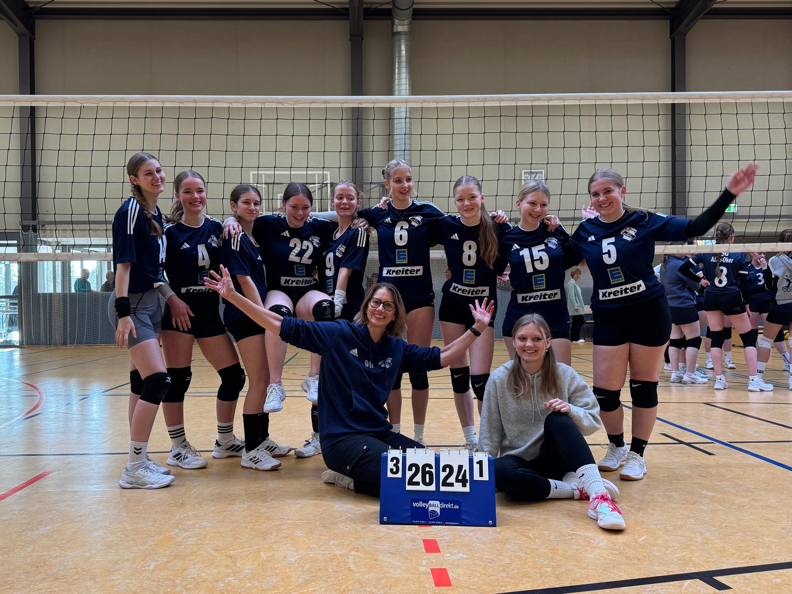 MTV Isenb&uuml;ttel U20w Mannschaftsfoto